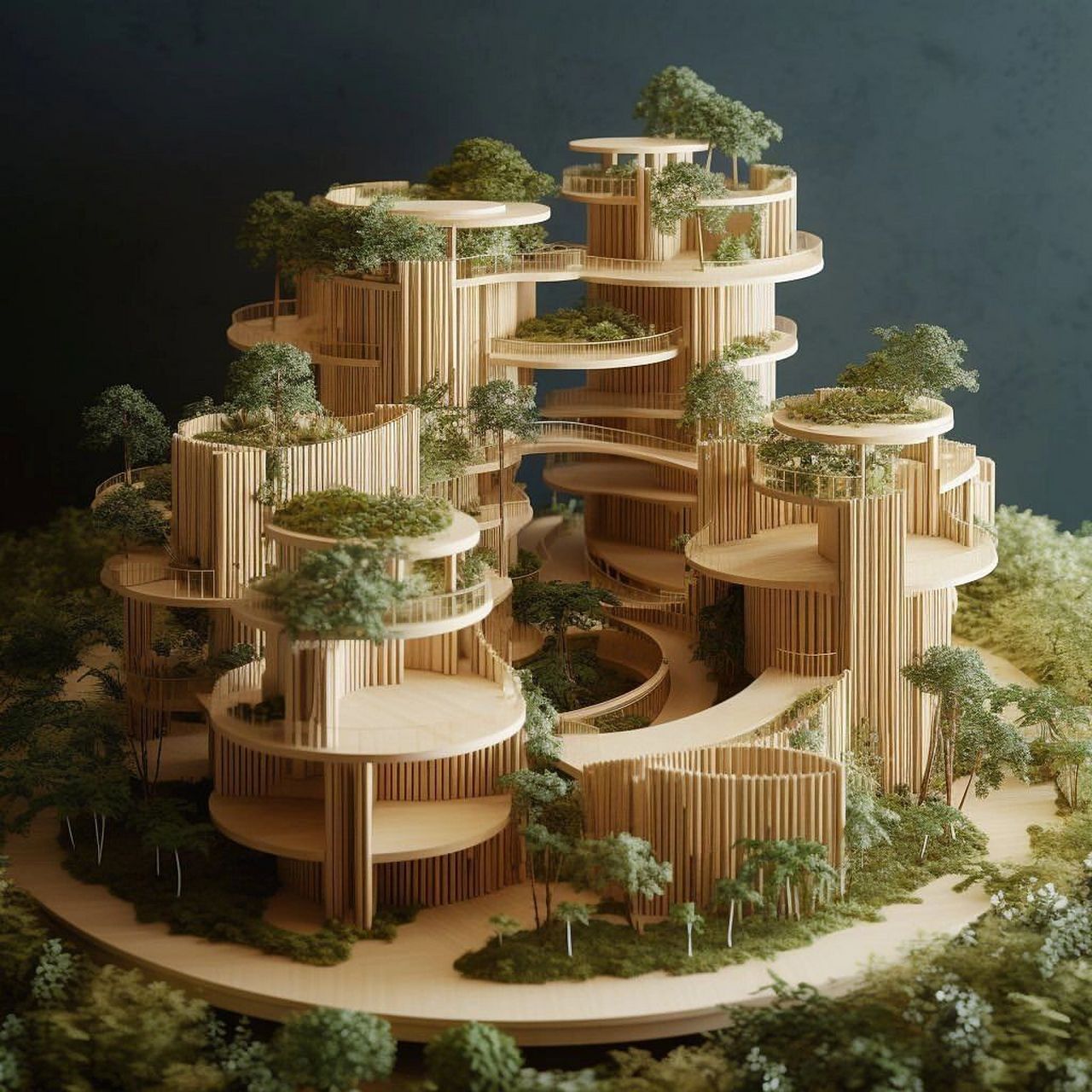 建筑模型與參數(shù)細(xì)部的對話 celestedesign.studio 幻化之作
